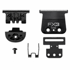 BaBylissPRO FX3 Matte Black 4-Piece Set  T-Blade – Clipper FXX3CB + Trimmer FXX3TB + Shaver FXX3SB + FX703B