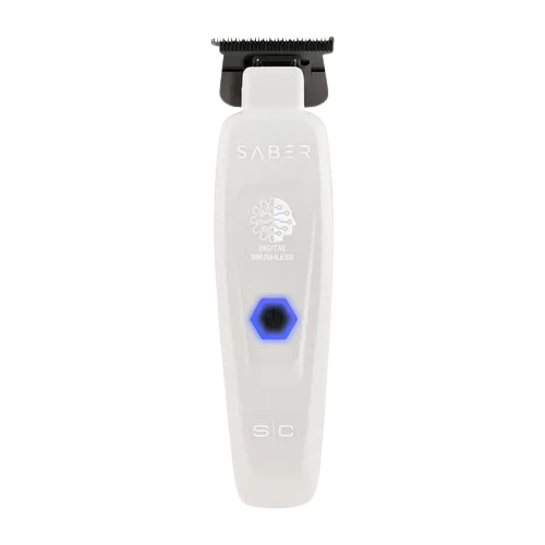 StyleCraft Saber II White Limited Edition Cordless Digital Brushless Trimmer SC914B