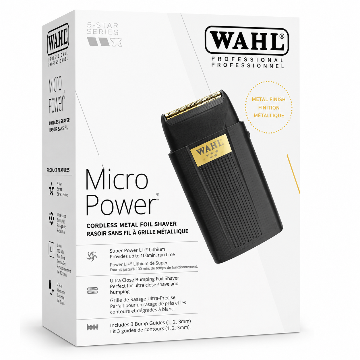 Wahl Professional Micro Power Cordless Single-Foil Shaver 3027017