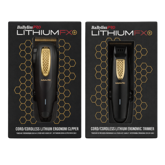 BaBylissPRO Lithium FX Clipper & Trimmer Combo FX673N + FX773N