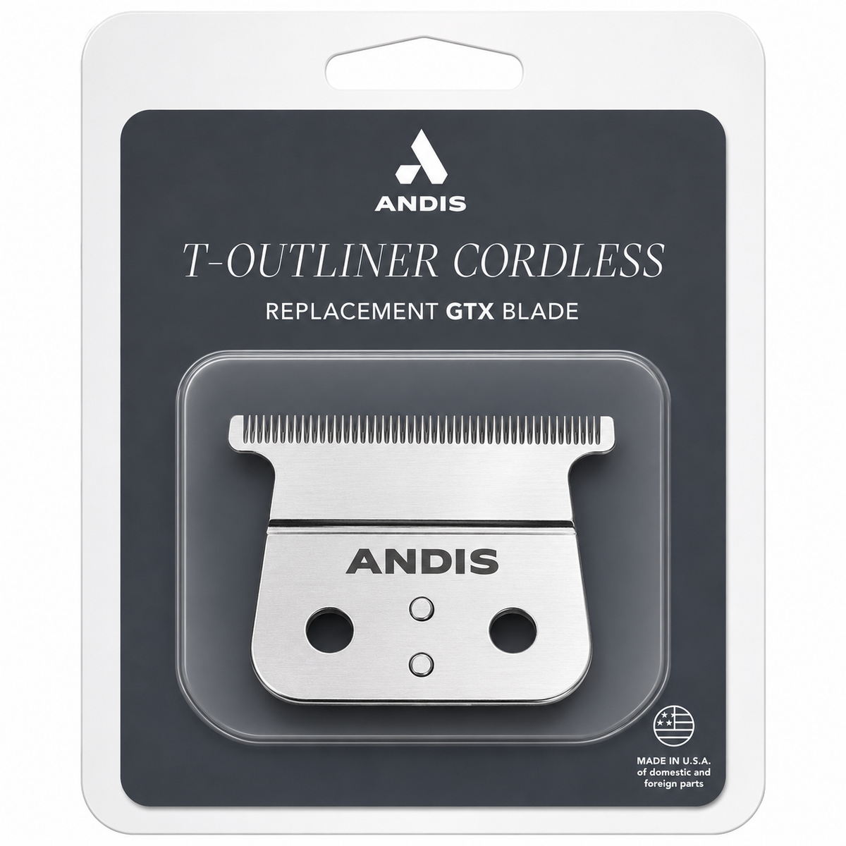 Andis Cordless T-Outliner Li Carbon Steel Deep Tooth GTX Replacement Blade 04555