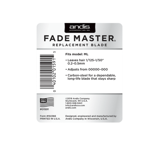 Andis Fade Master Replacement Blade #01591