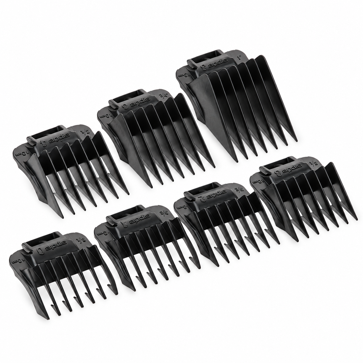 Andis Master 7-Piece Snap-On Blade Attachment Comb Set #01380