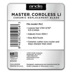 Andis Master Cordless Replacement Blade #22 Tooth – Fits MLC Model – OEM #05050 – NEW