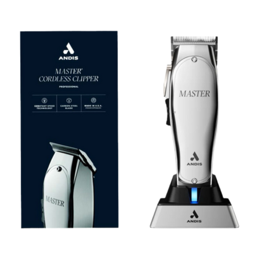 Andis Master Cordless Silver Metal Clipper 12660