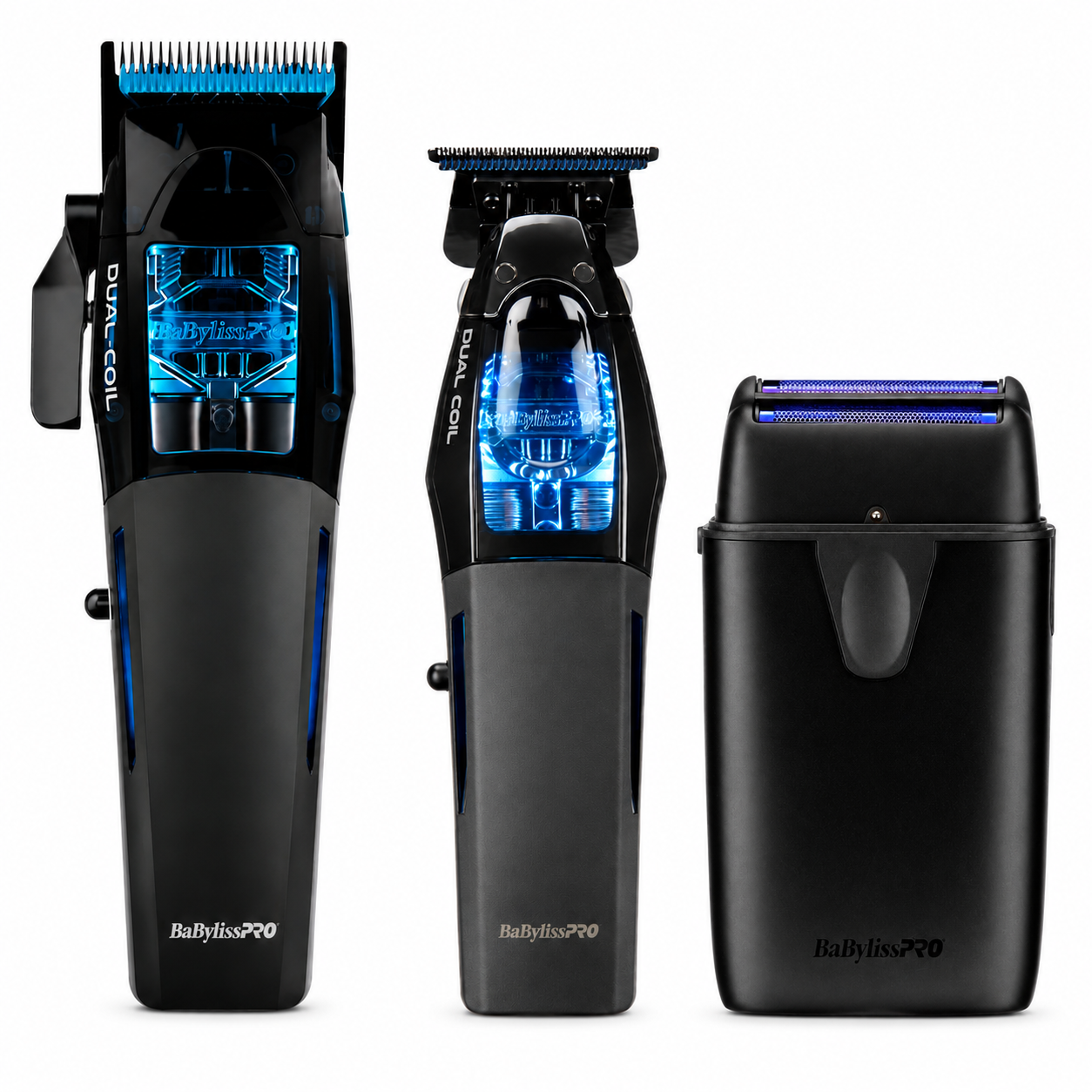 BaBylissPRO Dual-Coil Clipper Trimmer & UVFOIL Shaver Combo FX95C FX95T FXLFS2MB