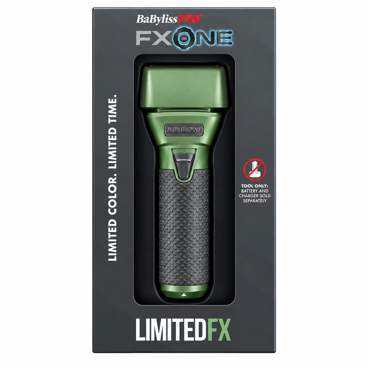 BaBylissPRO FXONE Limited Edition Matte Green Double Foil Shaver LFX79SGC
