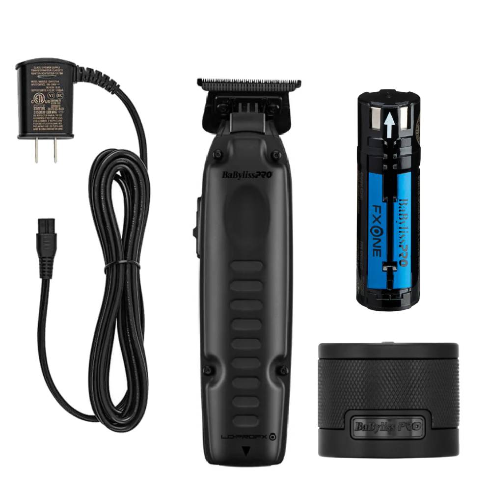 BaBylissPRO FXONE Lo-ProFX Matte Black Interchangeable Battery Trimmer FX729MBLT
