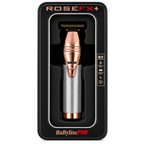 BaBylissPRO RoseFX+ Rose Gold Cordless Outlining Trimmer with Rose Gold Titanium 2.0mm Deep Tooth T-Blade Combo FX787NRG + FX707RG2