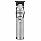 BaBylissPRO SilverFX+ All-Metal Lithium Outlining Trimmer with Gold Titanium Deep Tooth Trimmer Blade Combo FX787NS + FX707G2