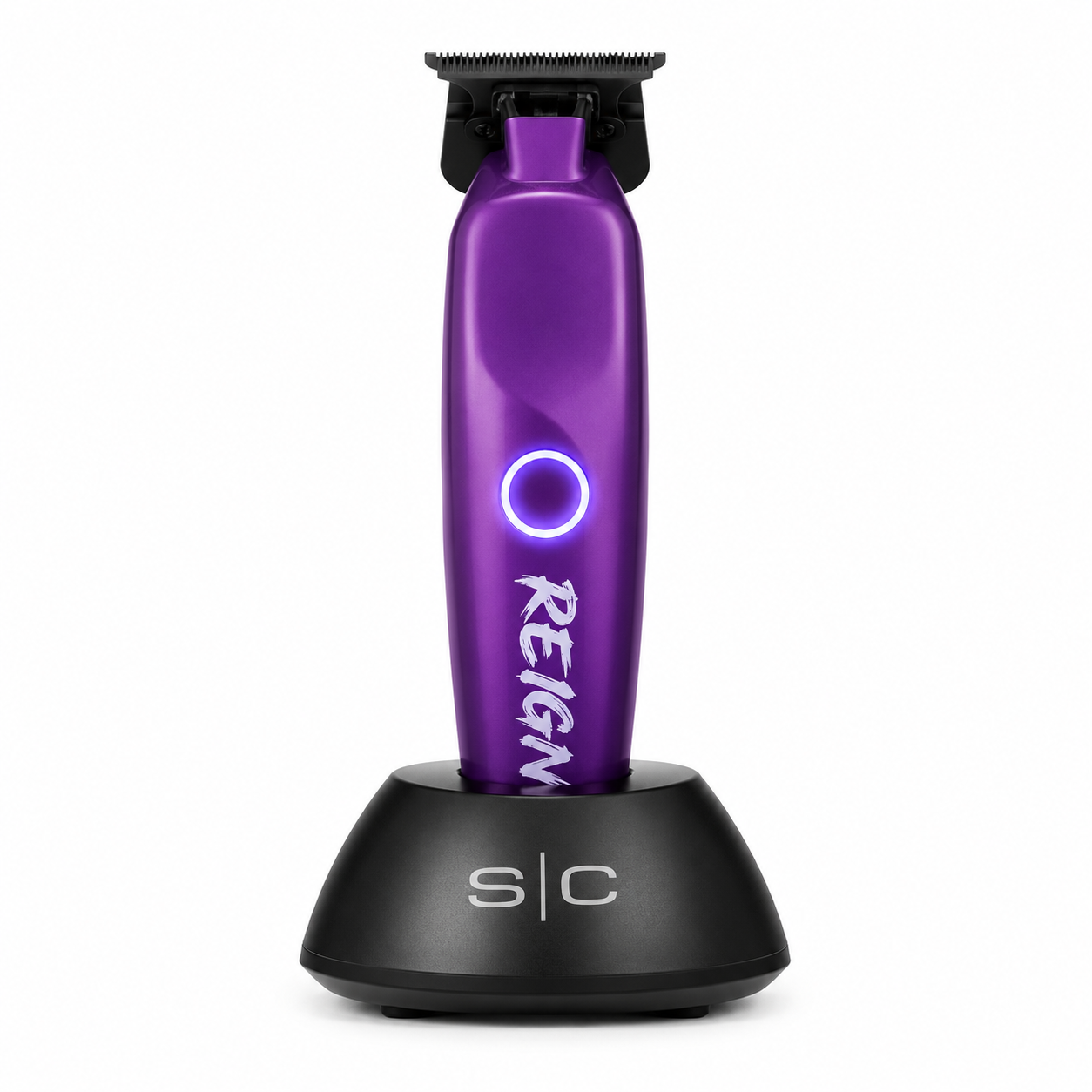 StyleCraft Reign EON Digital Brushless Motor Professional Cordless Trimmer Purple Reign SC422P