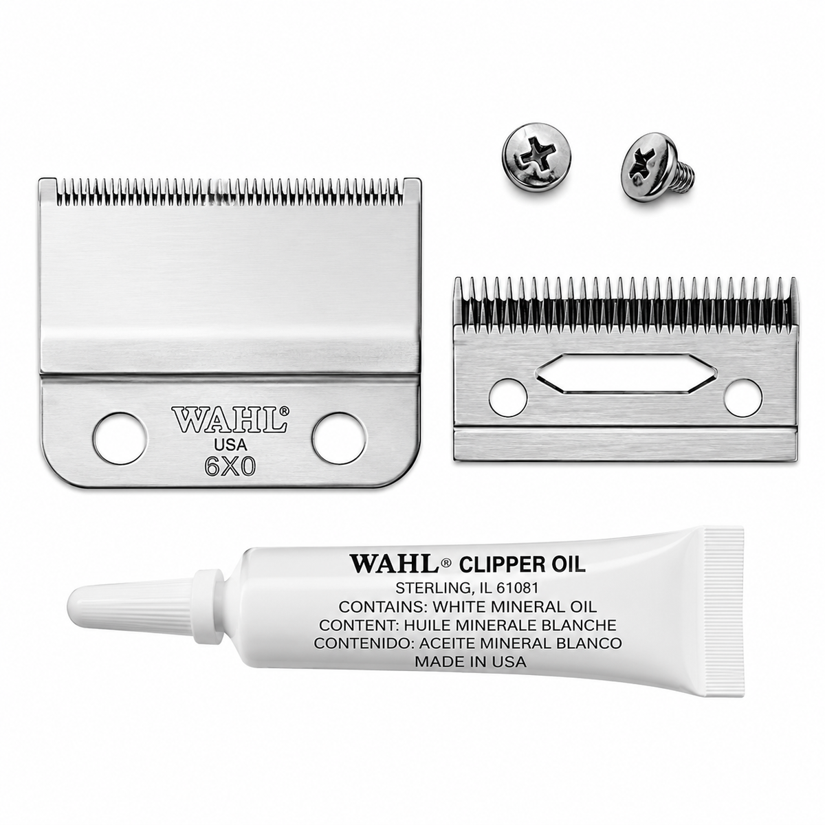 Wahl Professional 5 Star Balding Clipper Replacement Blade 02105-400 Genuine 6X0 Blade Set