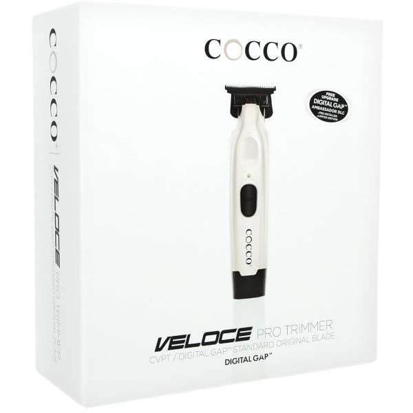 Cocco Veloce Pro Trimmer – Pearl White (CVPT‑PEARL‑WHITE) | Dual Voltage