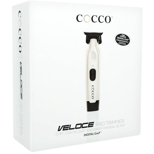 Cocco Veloce Pro Trimmer – Pearl White (CVPT‑PEARL‑WHITE) | Dual Voltage