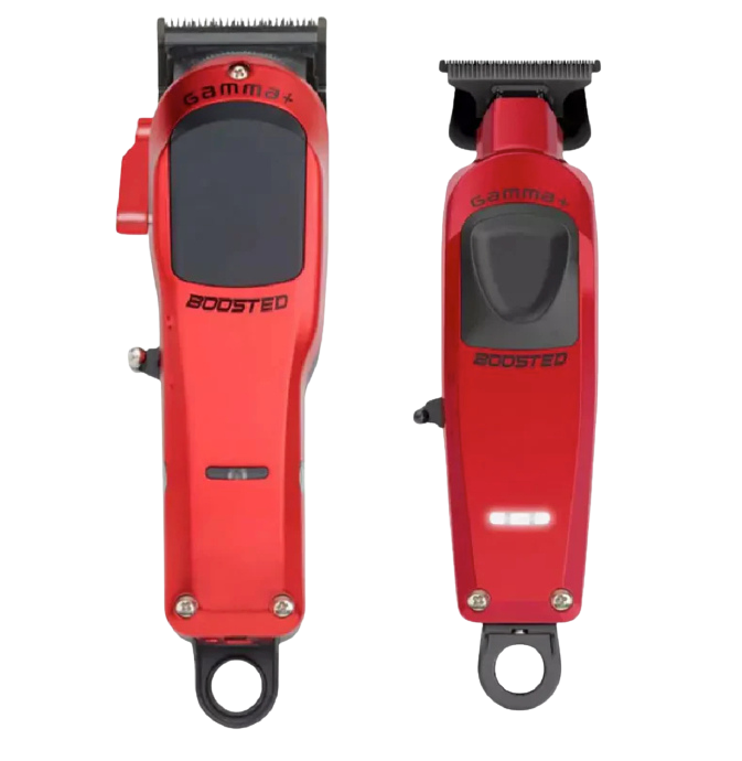 Gamma+ GP601M & GP402M Boosted Cordless Clipper + Trimmer Set 