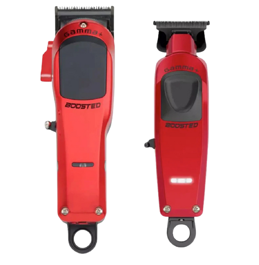 Gamma+ GP601M & GP402M Boosted Cordless Clipper + Trimmer Set 