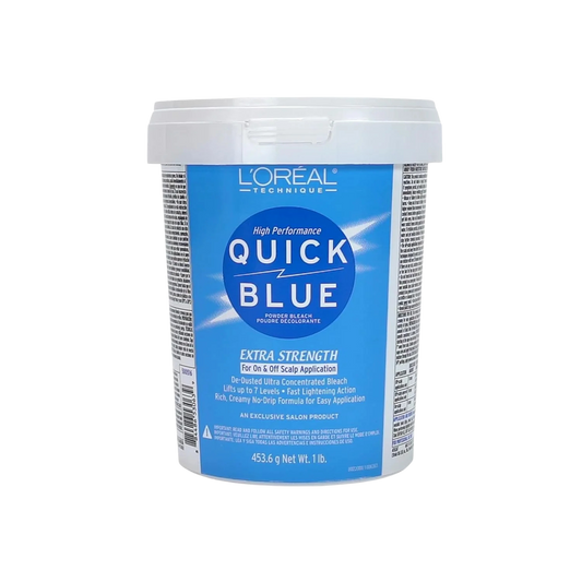 L’Oréal Quick Blue High Performance Powder Lightener – 1 lb Dust-Free, Non-Drip Formula