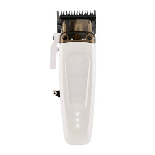 StyleCraft Saber II SC619 White – Limited Edition Cordless Digital Brushless Motor Clipper