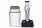 BaBylissPRO Barberology Double Foil Shaver & Wahl Professional Hi-Viz Trimmer Hi-Viz+FXFS2