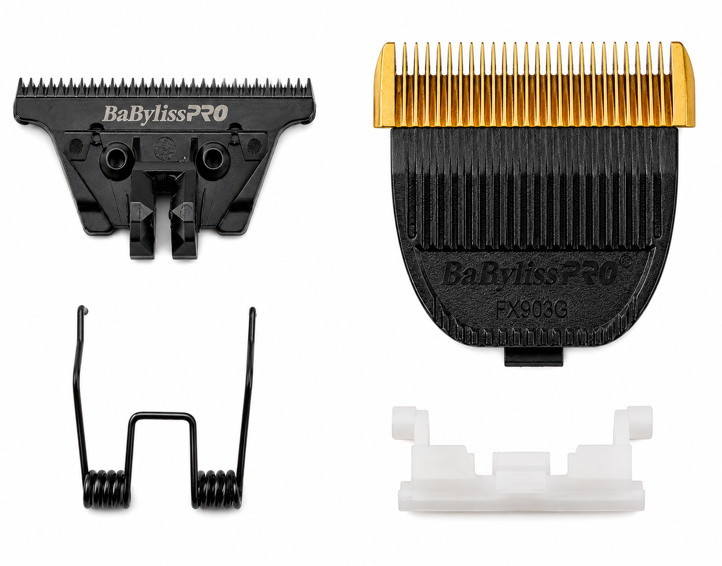 BaBylissPRO FX3 Clipper Replacement DLC/Titanium Fade Blade Gold #FX903G