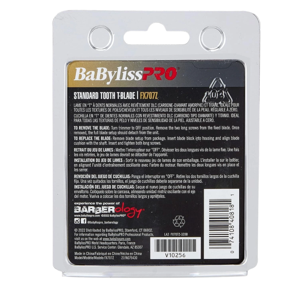 BaBylissPRO FX707Z Gold Standard T-Blade Replacement FX707Z