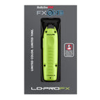 BaBylissPRO FXONE Low-Profile Neon Yellow Interchangeable Cordless Trimmer FX729NYLT