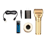 BaBylissPRO Gold Double Foil Shaver FXONE Professional Cordless Barber Shaver FX79FSG