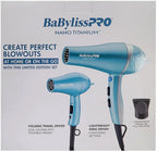 BaBylissPRO Lightweight Ionic Dryer & Folding Travel Dryer Prepack Set BNTPP70