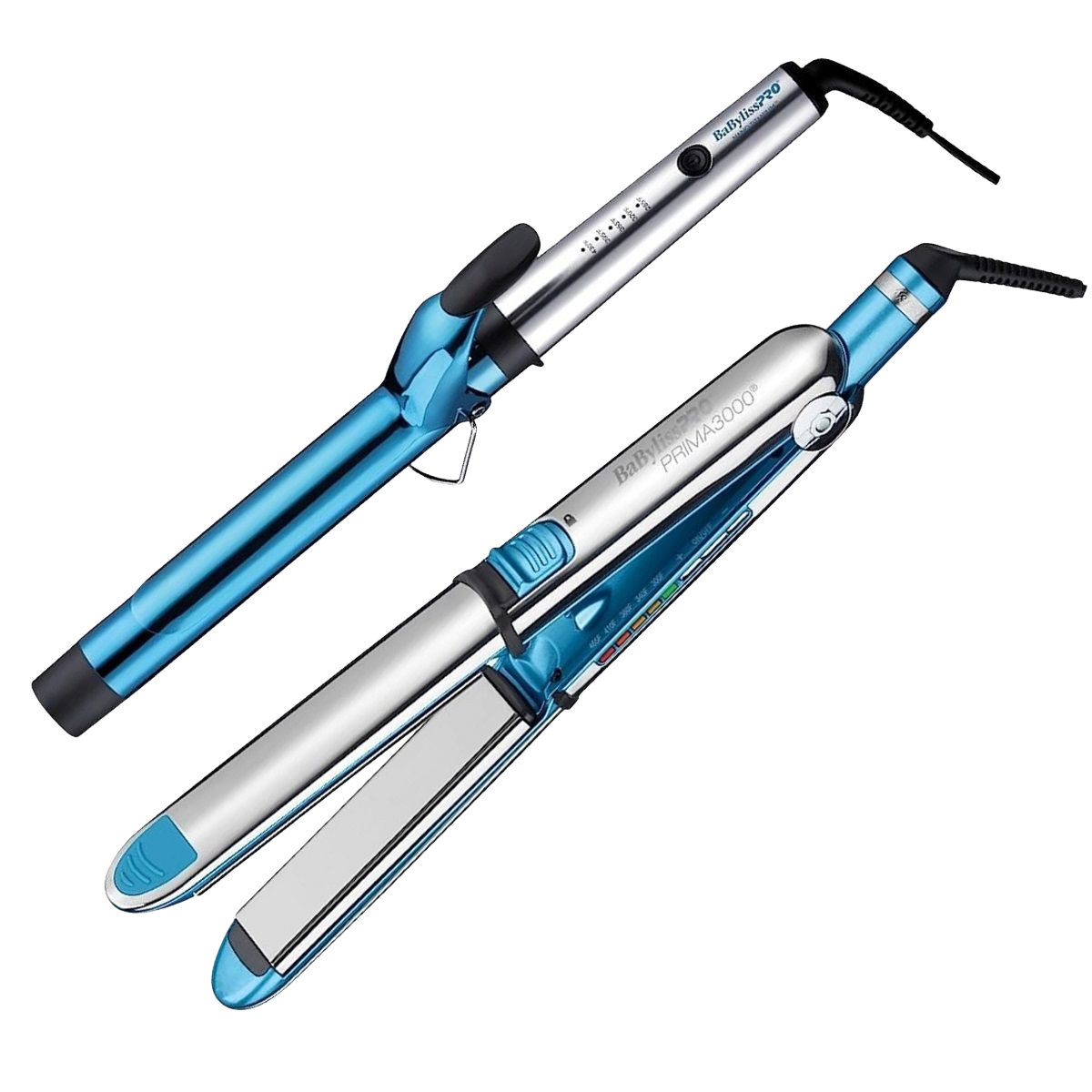 BaBylissPRO Nano Titanium 1 1/4" Curling Iron & Prima 3000 BNTPP54UC