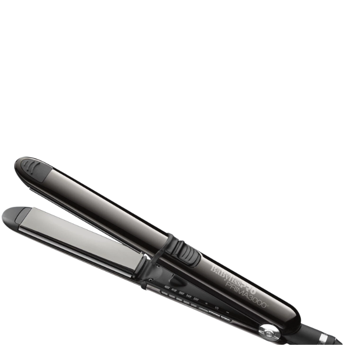 BaBylissPRO Prima 3000 Black Stainless Steel Flat Iron BNTBK3000TUC