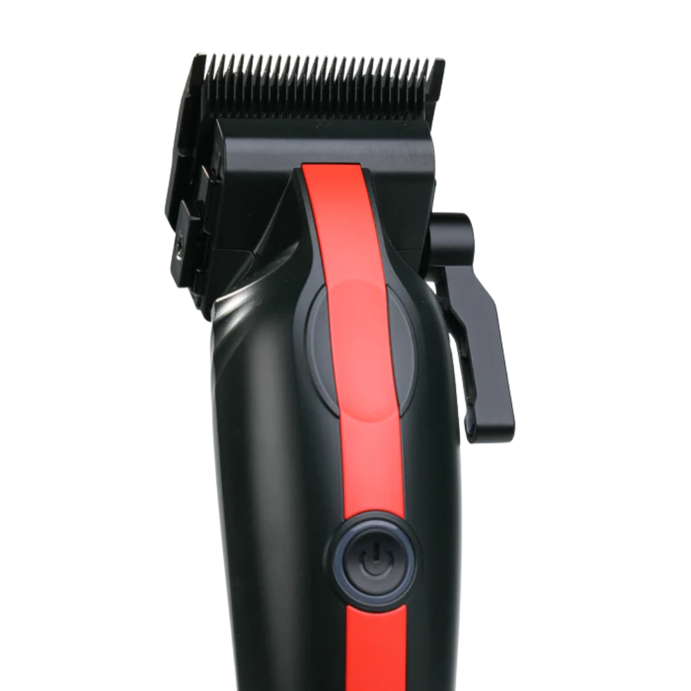 COCCO VELOCE LITE CLIPPER Black/Professional Lightweight Cordless Hair Clipper Red stripe Clip