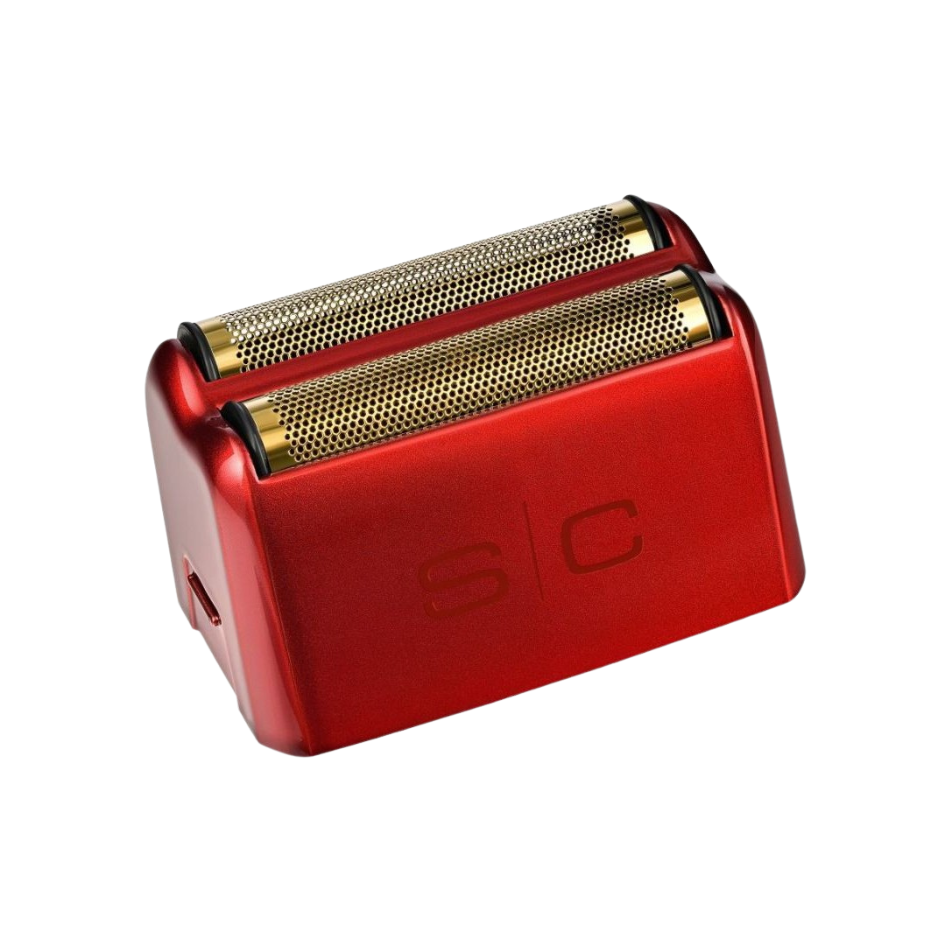STYLECRAFT Wireless Prodigy Double Foil Shaver Shiny Metallic Red SCWPFSR 