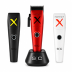 StyleCraft Instinct-X Professional Cordless Clipper & Metal Trimmer Combo Kit SC608M + SC411M