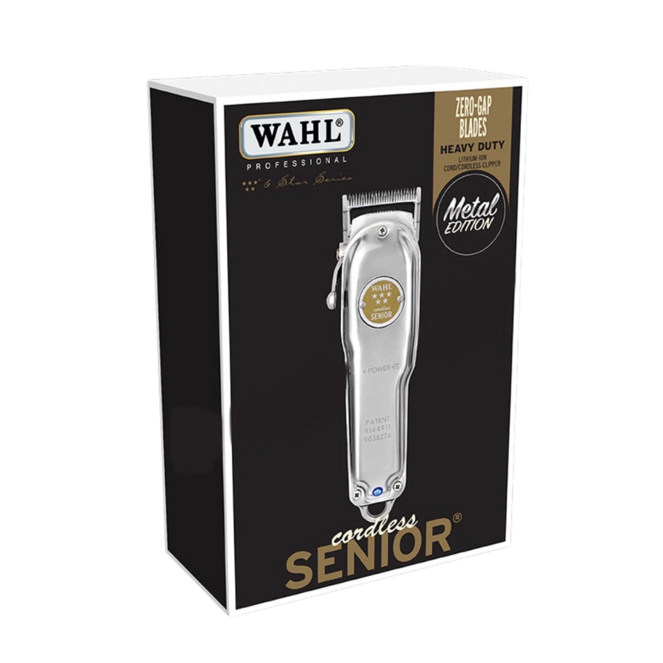 Wahl Cordless Senior Metal Edition Clipper #3000112 – Professional Power & Precision