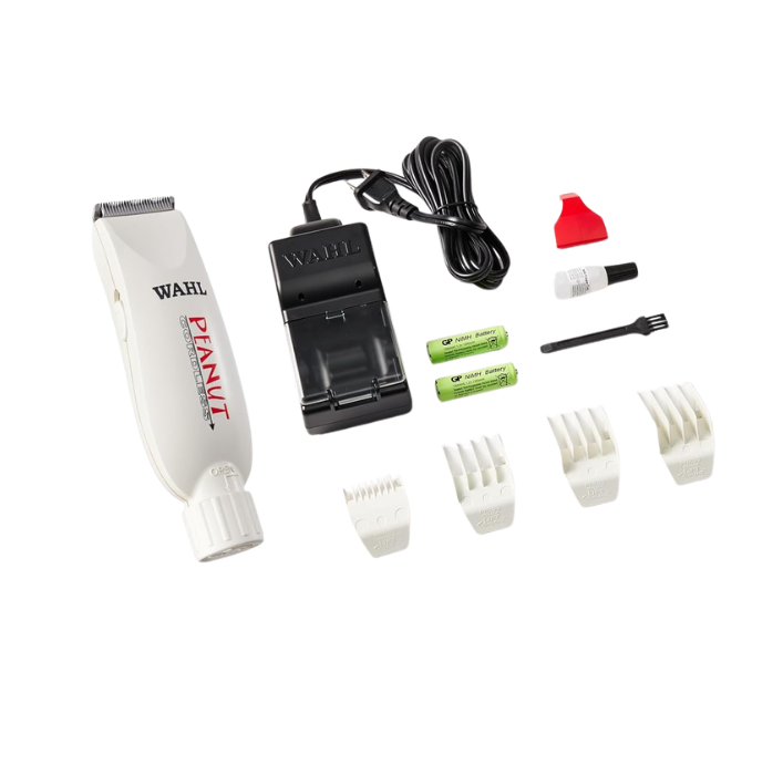 Wahl Professional Peanut Cordless Clipper/Trimmer White 8663