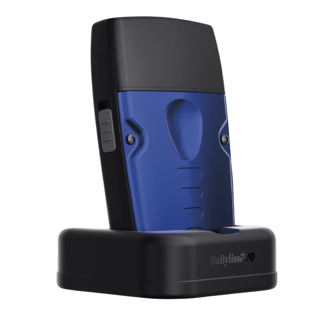 BaBylissPRO LO‑PROFX Compact Single‑Foil Shaver FXLPFS1 – Black Titanium Foil, USB‑C