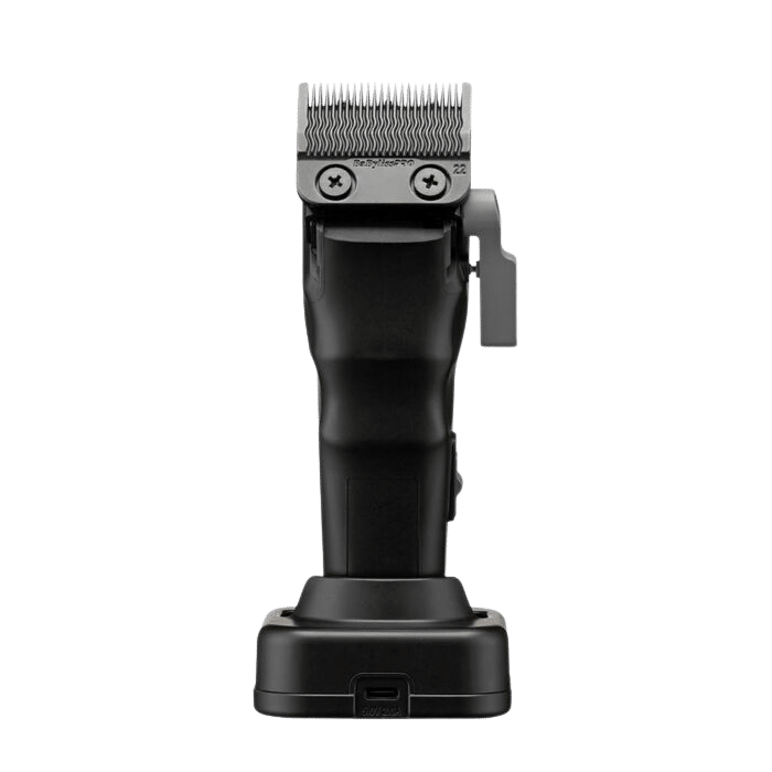 BaBylissPRO Lo‑ProFX Compact Clipper FX82 – Black Titanium MIM Fade Blade, USB‑C