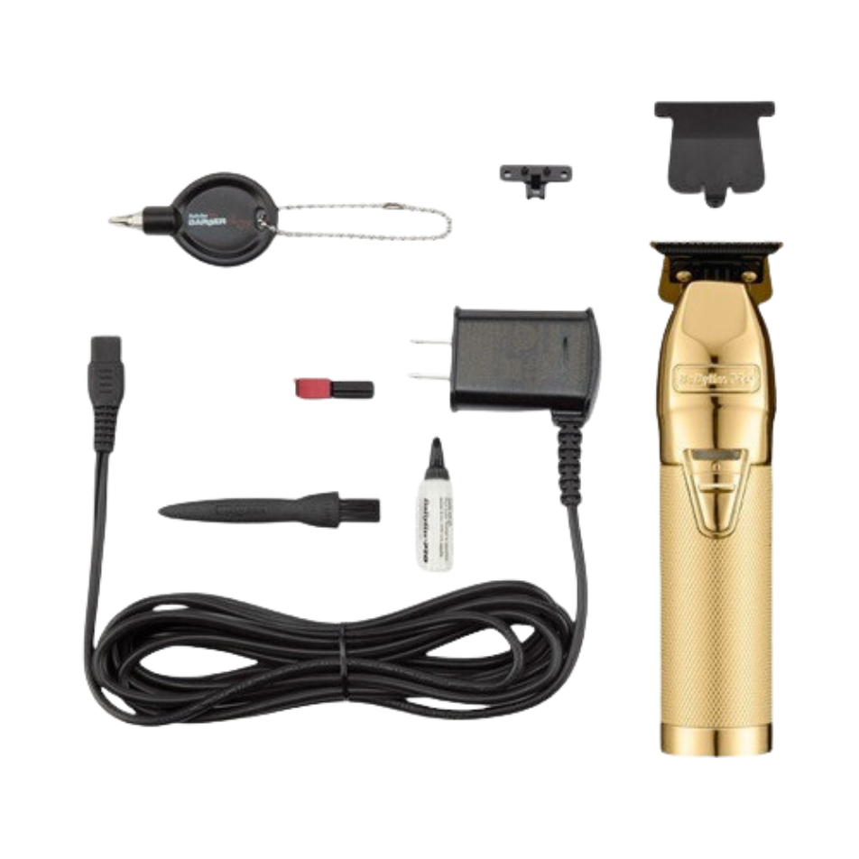 BaBylissPRO GOLD FX Cordless Trimmer FX787G – Precision Trimming with Luxurious Gold Finish