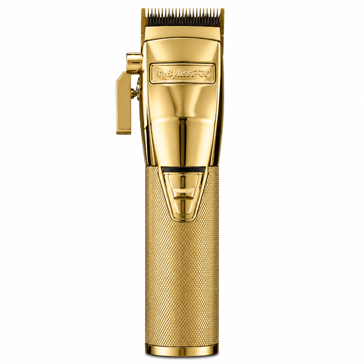 BaBylissPRO GoldFX+ All-Metal Lithium Cordless Clipper with Gold Titanium MIM Precision Fade Blade Combo FX870NG + FX8022G
