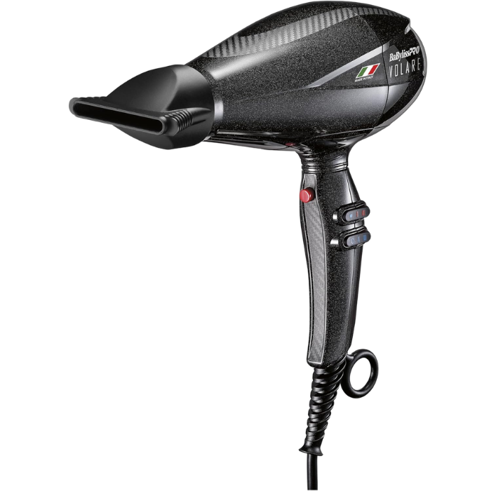 BaBylissPRO Nano Titanium Italian Performance Black Volare Hair Dryer BVOL1