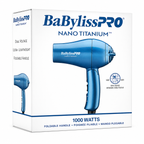 BaBylissPRO Nano Titanium Travel Dryer & Prima2000 Mini Iron Combo Set BNT053TUC + BNT2000UC