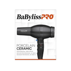 BaByliss PRO Porcelain Ceramic 2800 Dryer 2000W Salon-Quality Hair Dryer BP2800N