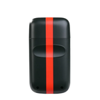 Cocco Veloce Lite Shaver Black/Red Stripe Professional Dual Foil Finishing Shaver