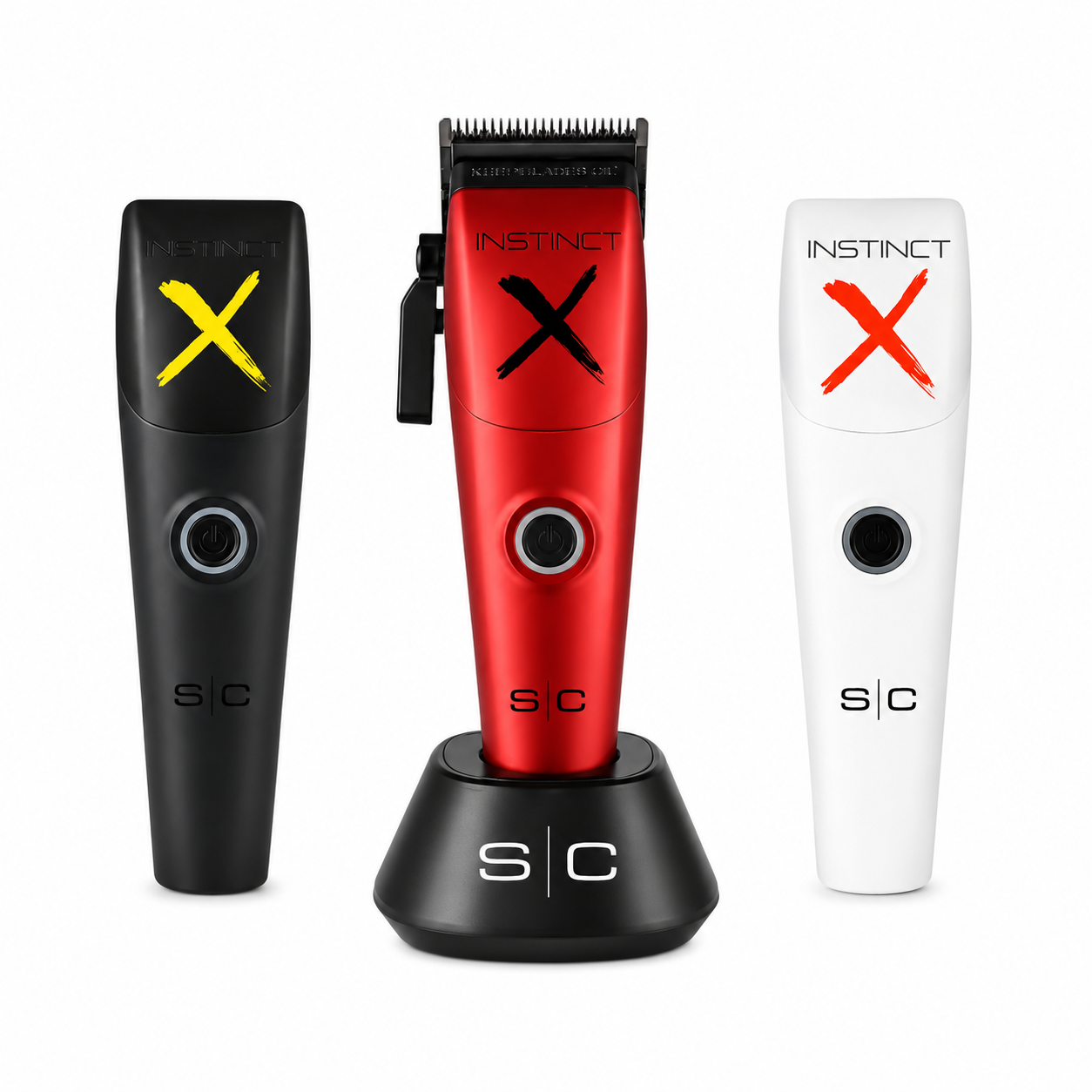 StyleCraft Instinct-X Cordless Clipper & StyleCraft Rebel Super Torque Foil Shaver SC608M+SC802B 