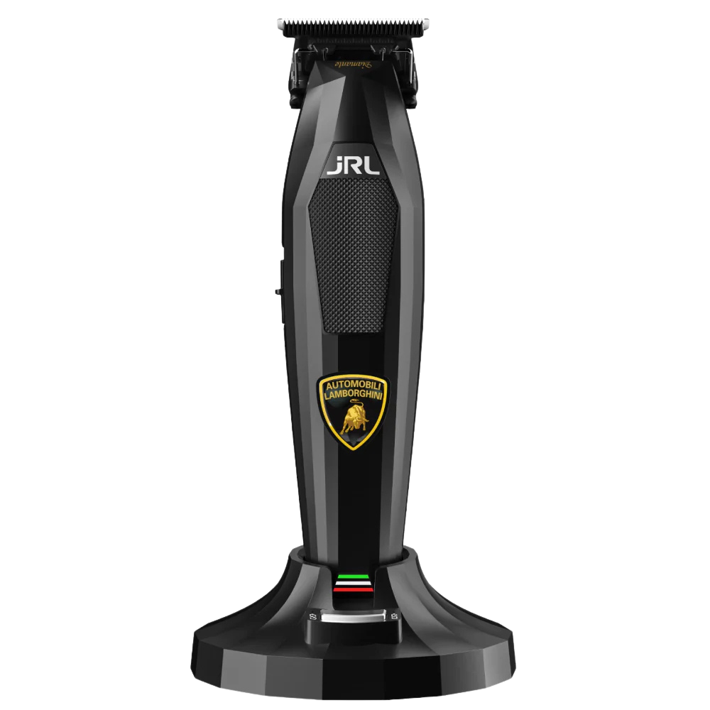 JRL x Lamborghini Diamante Combo Set – Black (DI2025B) – 8200 RPM Dual-Speed Clipper & Trimmer