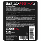 BaBylissPRO FX3 Clipper Replacement DLC/Titanium Fade Blade Gold #FX903G
