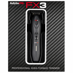 BaBylissPRO FX3 Matte Black Trimmer + Foil Shaver FXX3TB + FXX3SB