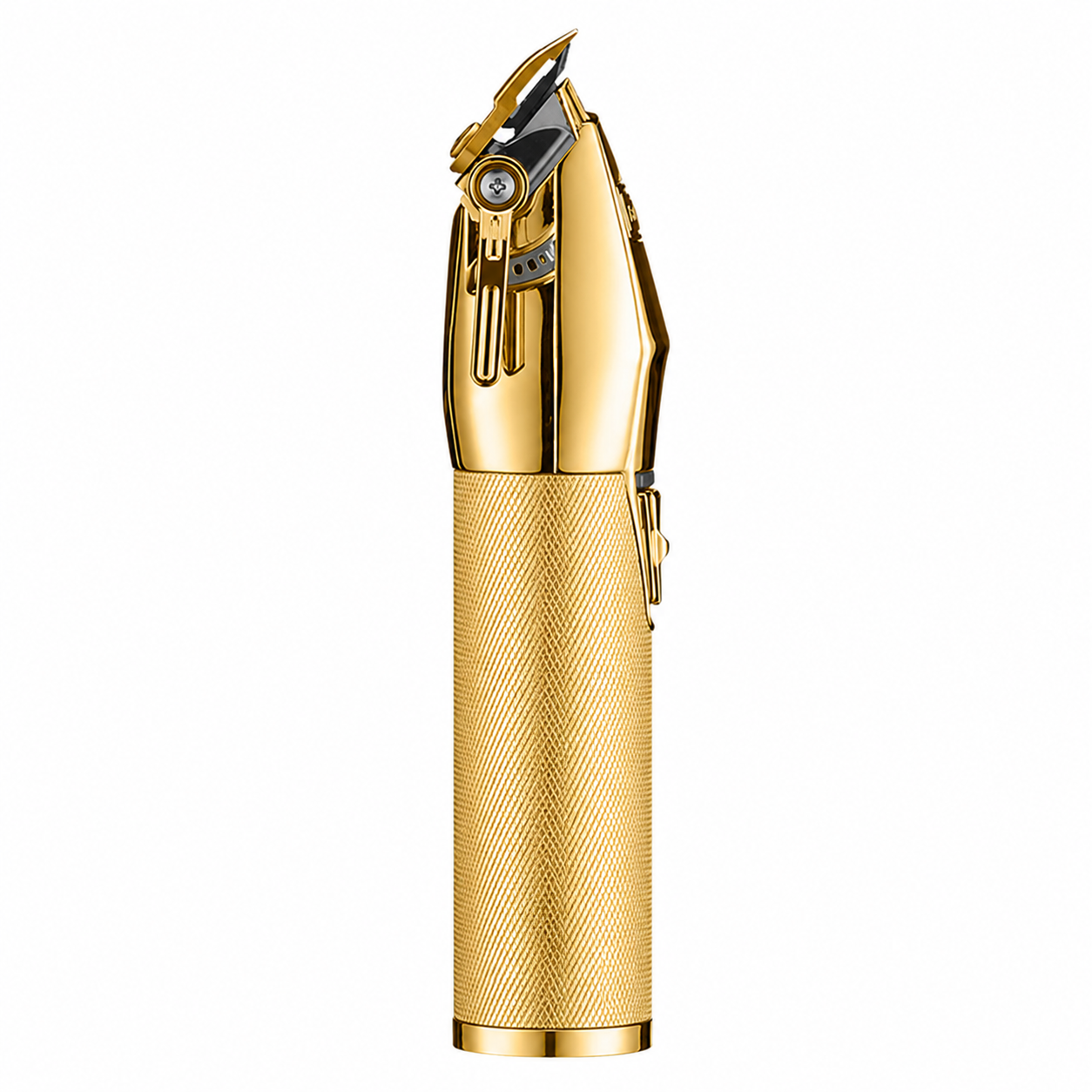 BaBylissPRO GoldFX+ All-Metal Lithium Cordless Clipper with Gold Titanium MIM Precision Fade Blade Combo FX870NG + FX8022G