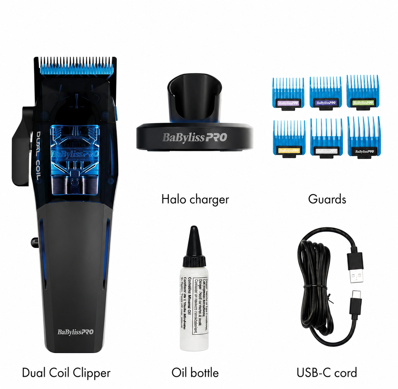 BaBylissPRO High-Performance Dual-Coil Motor Cordless Clipper FX95C