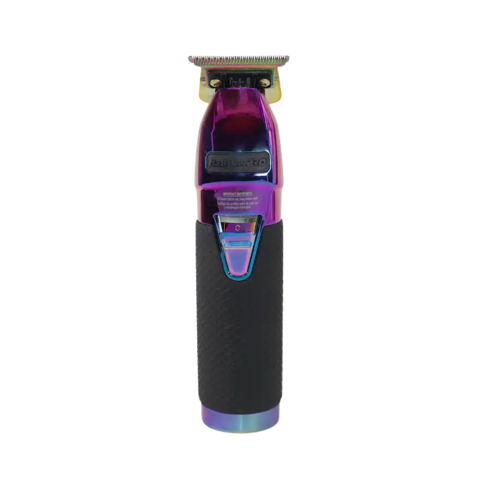 BaBylissPRO LimitedFX Iridescent Trimmer & Double-Foil Shaver Combo FXDUOFS2TRB – Professional Grooming Set